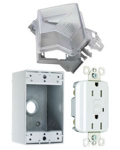 Pass & Seymour® Outdoor GFCI Kit