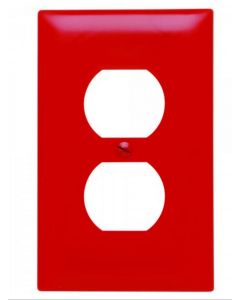 1-Gang Pass & Seymour® Duplex Receptacle Opening, Red