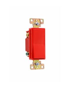 20A 120/277V Pass & Seymour® Specification Grade Decorator Switch, Red
