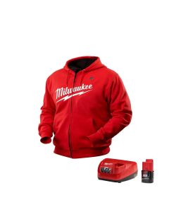 Milwaukee M12™ Cordless Red Heated Hoodie Kit - XL