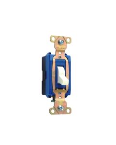 15A 347V Pass & Seymour® Extra Heavy-Duty Specification Grade Toggle Switch Back & Side Wire, Ivory