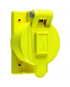 50Amp Legrand Pass & Seymour® Thermoplastic Weatherproof Cover, Yellow