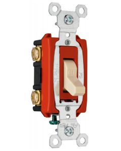 20A 120/277V Pass & Seymour® Hard Use Specification Grade Switch, White