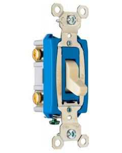 15A 120/277V Pass & Seymour® Industrial Extra Heavy-Duty Specification Grade Switch, Ivory