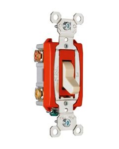 20A 120/277V Pass & Seymour® Industrial Extra Heavy-Duty Specification Grade Switch, Brown