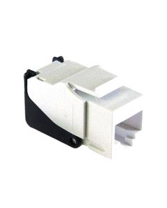 Legrand On-Q® Snap & Go Cat 6 Keystone Connector, White