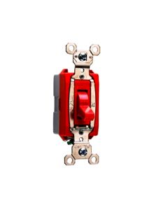 20A 120/277V Pass & Seymour® Industrial Extra Heavy-Duty Specification Grade Switch, Red