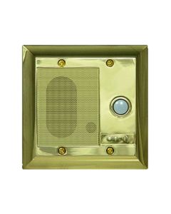 Legrand On-Q® Weather Resistant Intercom Door Unit, Shiny Brass