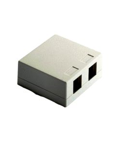 Legrand On-Q® Surface Mount Box 2-Port, White