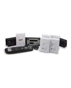 Legrand On-Q®  lyriQ™ Single Source Four Zone Kit, White (includes power supply)