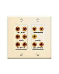 Legrand On-Q® 5.1 Home Theater Outlet Straps, Ivory