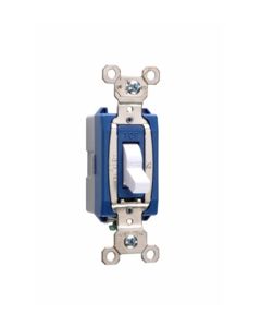 15A 120/277V Pass & Seymour® Industrial Extra Heavy-Duty Specification Grade Switch, White