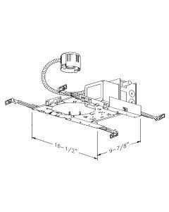 6-3/4" 70W 120/347V Aperture Lytecaster HID Frame-In-Kit (Non-IC) Recessed Downlight Metal-Halide / HPS