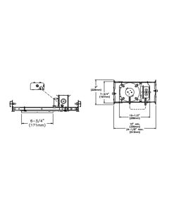 6-3/4" Non-IC CFL Frame-In-Kit