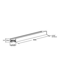 12' Lytespan® Single Circuit Fast Track, White