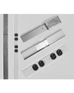 Pole tel-power 10ft 6in box end 3 -15a Duplex Receptacle