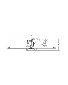 4" 20W 120V Vetro Downlight Solid-State Frame-In Kit