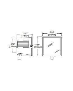 Fixture Miniature Flood Armored Mount diffuse Reflector 175w Metal Halide