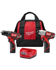 2-Tool Milwaukee M12™ 2494-22 Cordless LITHIUM-ION Combo Kit