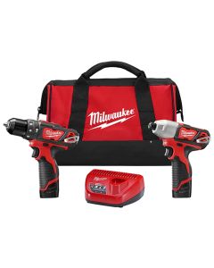 12V Milwaukee M12™ Cordless LITHIUM-ION 2-Tool Combo Kit