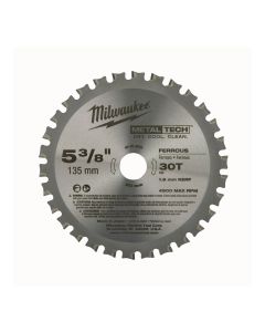 5-3/8" 30 Teeth Ferrous Metal Circular Saw Blade