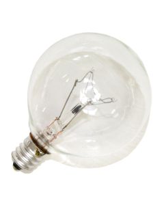 25W 120V DuraMax Deco Globe Incandescent Light Bulb, Clear