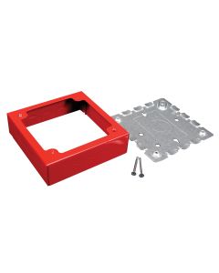 Legrand Wiremold® 500/700 Two-Gang Alarm Device Box Fitting,  Red