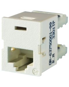 Legrand Ortronics® TracJack Category 3, T568A/B, 180 degrees, Cloud White