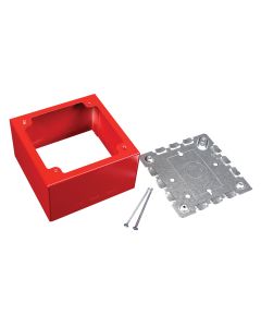 Legrand Wiremold® 500/700 Extra Deep Alarm Device Box Fitting, Red