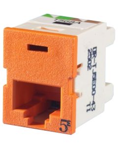 Legrand Ortronics® Clarity 5E TracJack, T568A/B, 180 degree, Dark Red