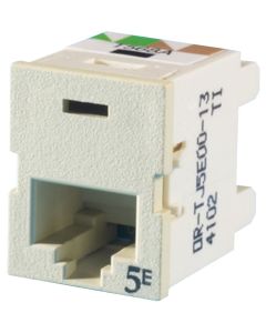 Legrand Ortronics® Clarity 5E TracJack, T568A/B, 180 degree, Electric Ivory