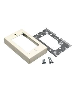 Legrand Wiremold® 500/700 Single-Gang Flush Type Extension Adapter Fitting, Ivory