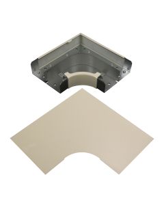 Legrand Wiremold® 4000 Radiused Full Capacity Flat Elbow Fitting