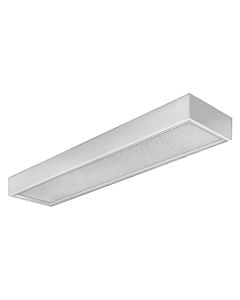 Fixture Surface Troffer 1x4 2 t8 120v Electrical Prismatic .125
