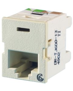 Legrand Ortronics® Clarity 6 TracJack, T568A/B, 180 degree, Electrical Ivory