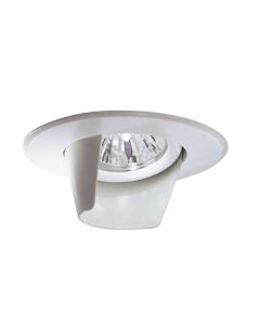 3-3/4" Lytecaster Aperture Wall Washer / Shield MR16 & ES/ESD16 Reflector Trim, White Paint