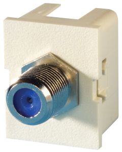 Legrand Ortronics® TracJack Module F Connector F/F, Wiremold Ivory