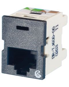 Legrand Ortronics® Clarity 6 TracJack, T568A/B, 180 degree, Black