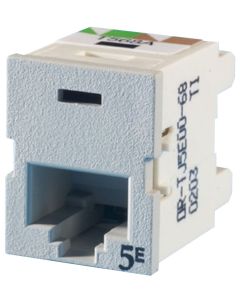 Legrand Ortronics® Clarity 5E TracJack, T568A/B, 180 degree, Wiremold Lt Gray