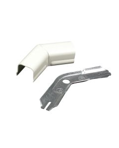 Legrand Wiremold® 700 45 Degree Flat Elbow Fitting, Ivory