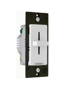 600W Pass & Seymour® Signature™ Decorator Single Pole Incandescent Slide Dimmer, White
