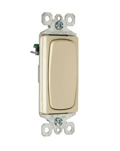 15A 120/277V Pass & Seymour® Signature™ Decorator Momentary Contact Garbage Disposal Switch, Light Almond