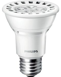 8W 120V Philips PAR20 AirFlux Technology Dimmable LED Lamp, White