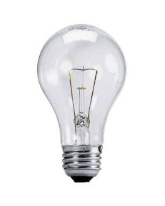 60W 120V A19 Incandescent  Lamp (4/Pack), Clear