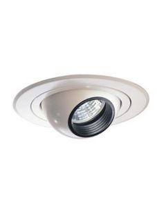 4-3/4" Lytecaster® Aperture Gimbal M16 Reflector Trim, White Paint
