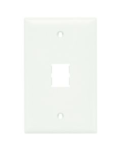 Wall plate 1g 1 port datacom White