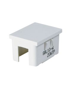 Jack blank Module multi media White 10/pk