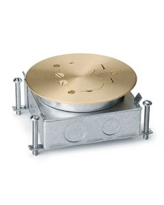 Cover plate Duplex Brass 895, Black