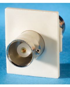 23.37 mm TracJack Module, BNC Connector F/F, White
