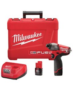 1/4" 12V Milwaukee M12 FUEL™ Hex Impact Driver Kit